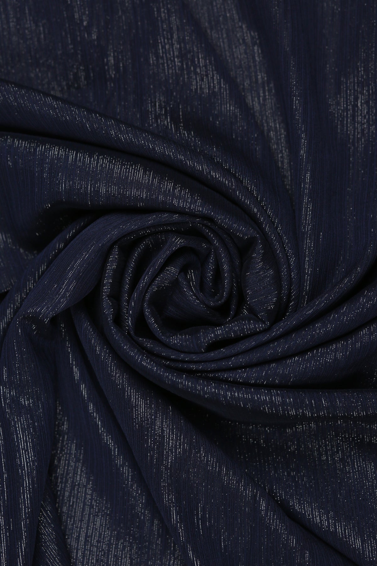 Shimmer Chiffon - Navy Blue