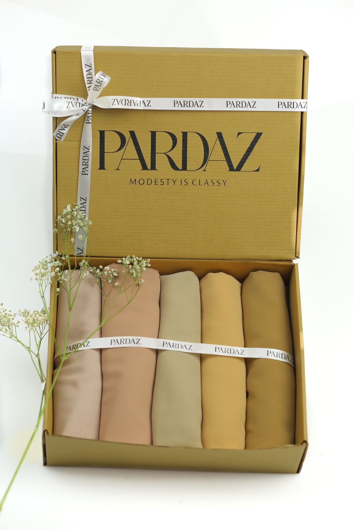 Neutral Nude Box - Plain Georgette