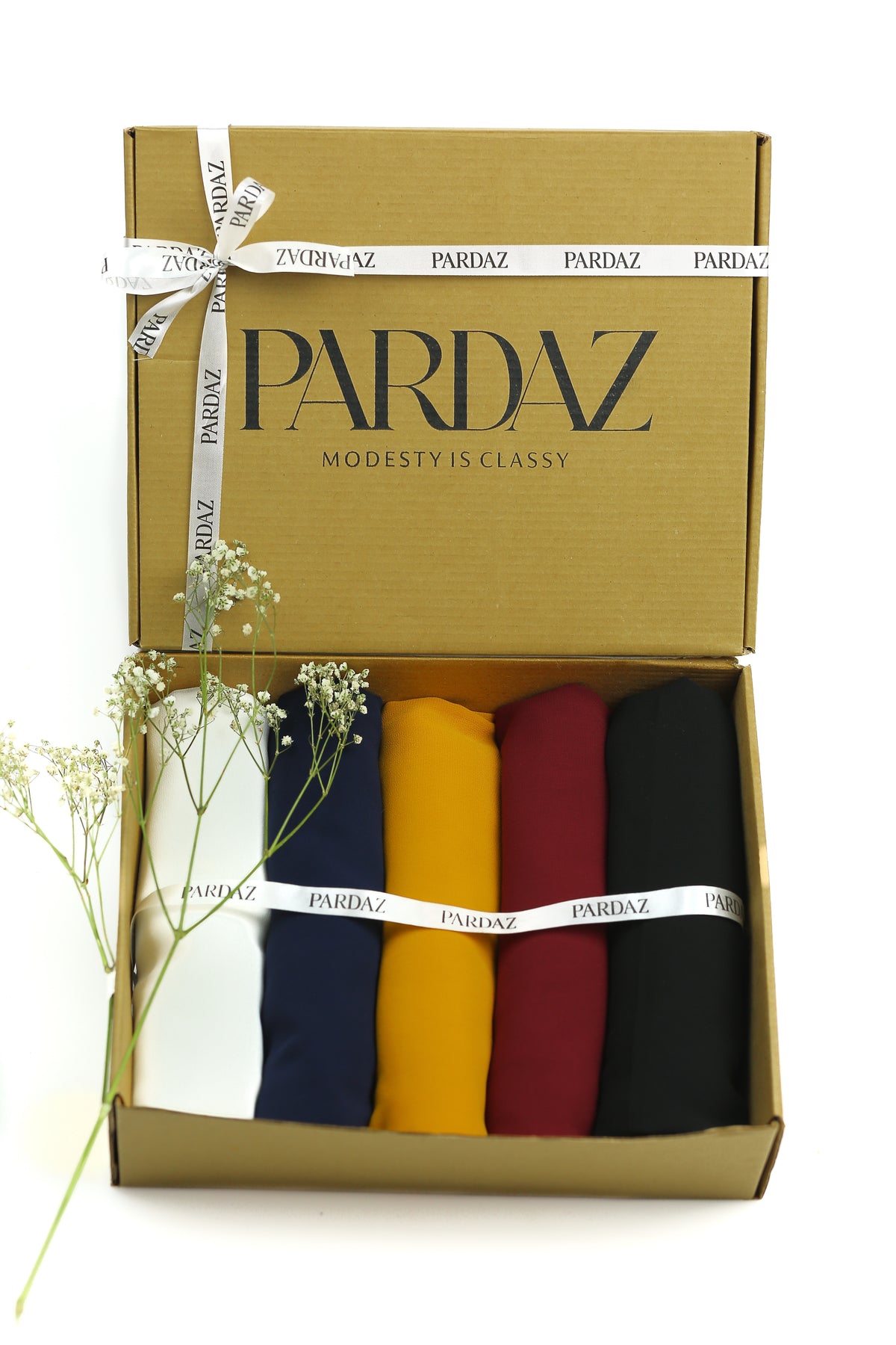 Primary Colors Box - Plain Georgette