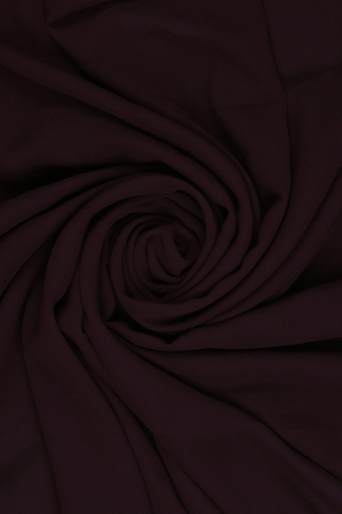 Plain Georgette - Wine Red