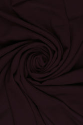 Plain Georgette - Wine Red